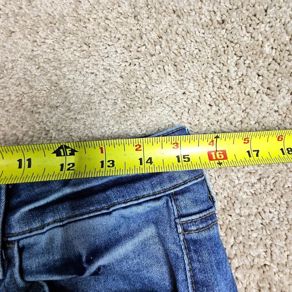 SO High Rise Distressed Jeggings Medium Wash Skinny Jeans Women’s 30x26